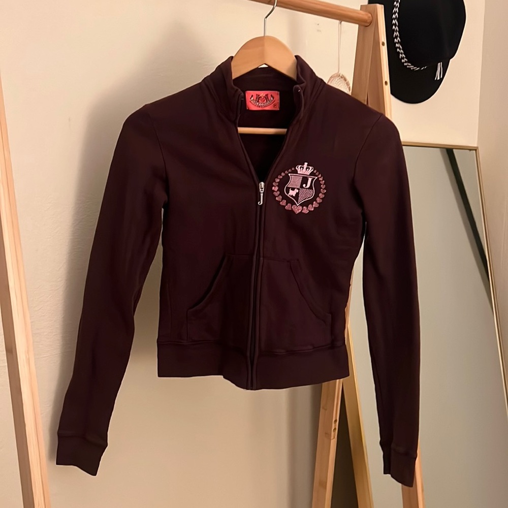 Vintage Juicy Couture mock neck zip up jacket